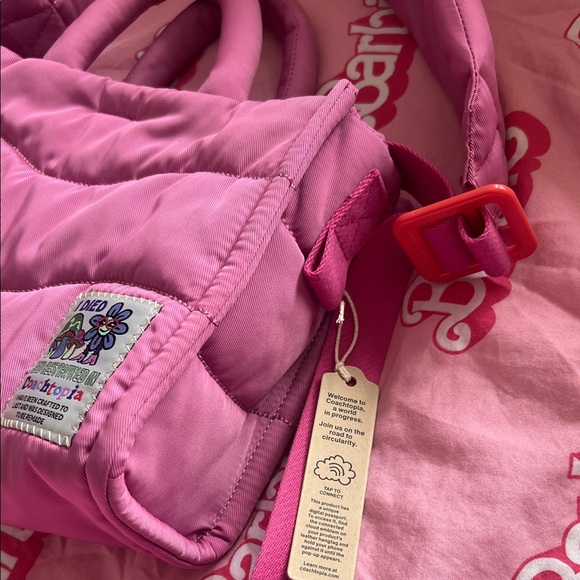 Pink mini loop tote - Picture 2 of 10